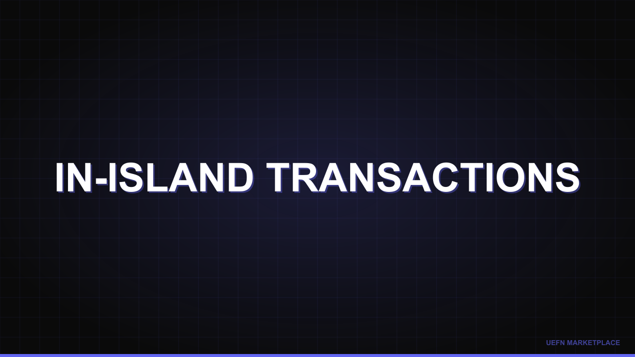 In-Island Transactions