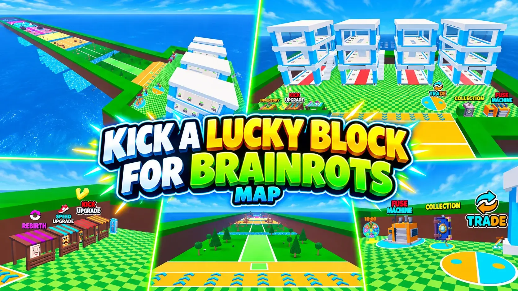 Kick a Lucky Block for Brainrots Map - Image 1