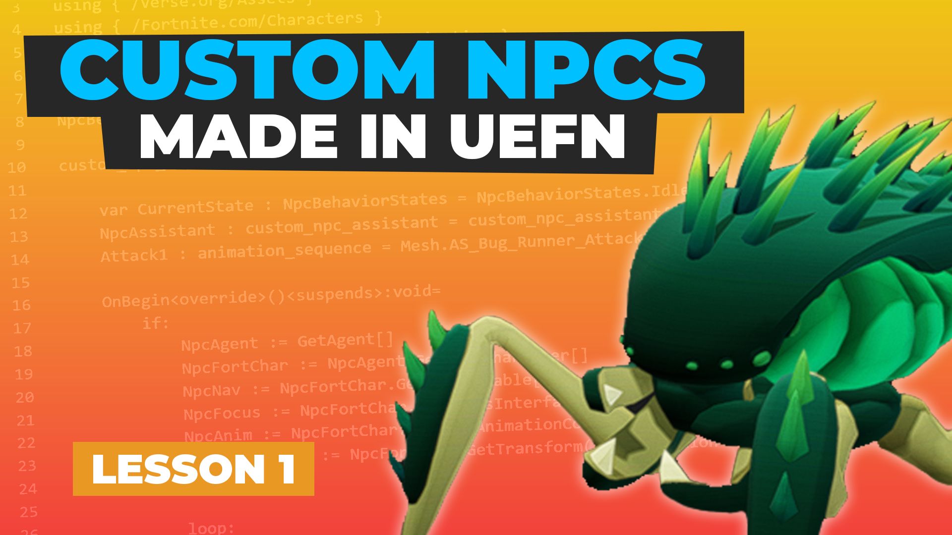 Make Custom NPCs | 2025 NEW | (UEFN & Verse Tutorial) - Image 1