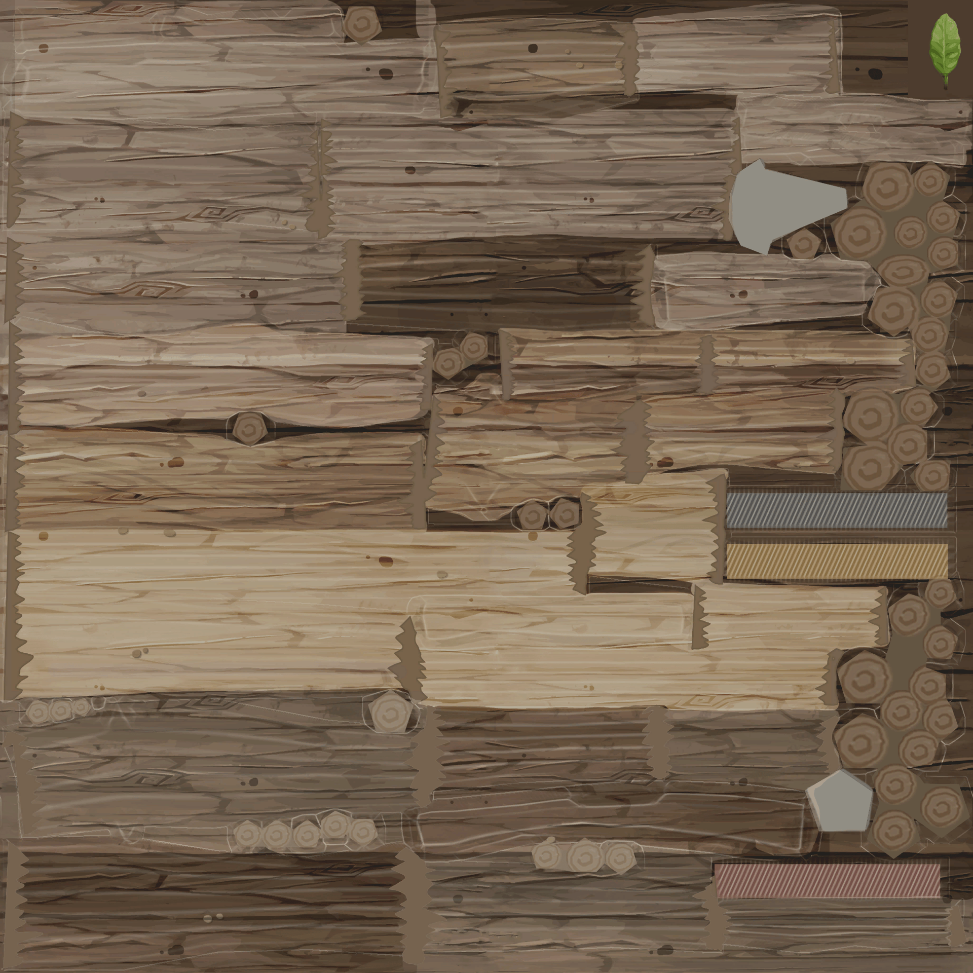 Wood ramp for 1v1 maps - Image 1