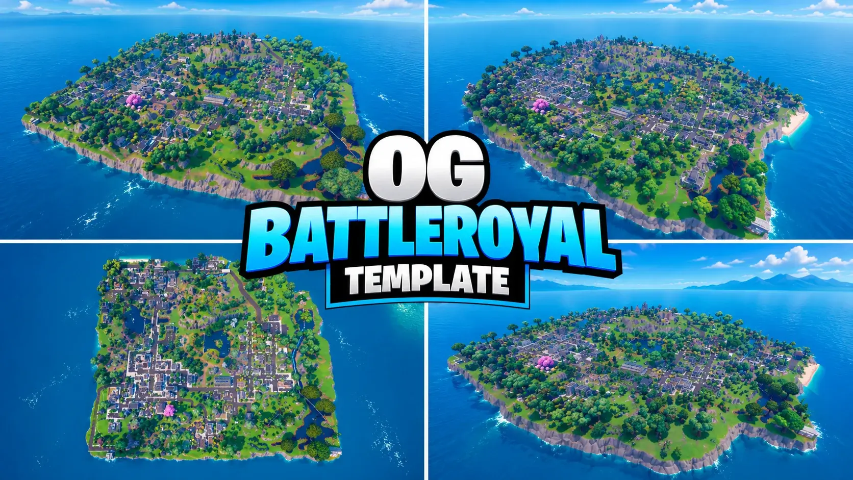OG Battle Royale Map Recreation — Full Detailed UEFN Map - Image 1
