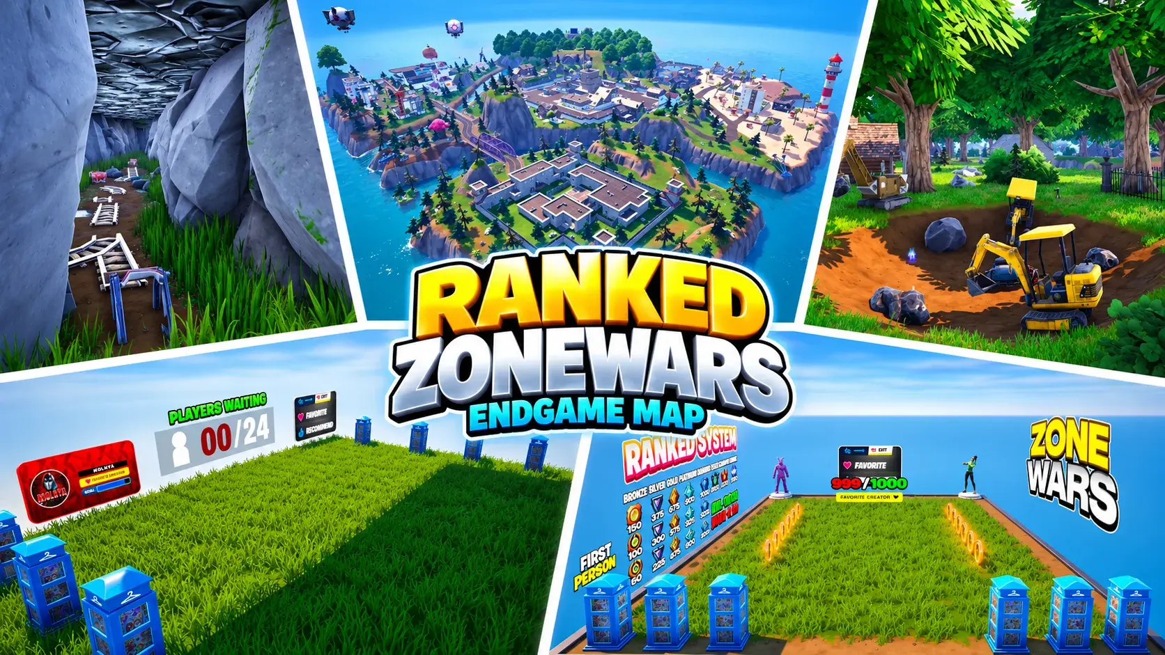 🏆 Ranked Zone Wars Endgame – Fully Customizable UEFN Template - Image 1