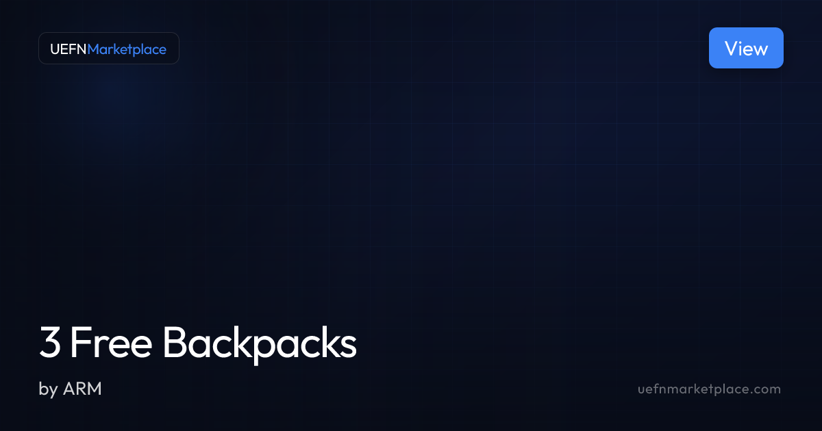 3 Free Backpacks — Verse Scripts for UEFN | UEFNMarketplace