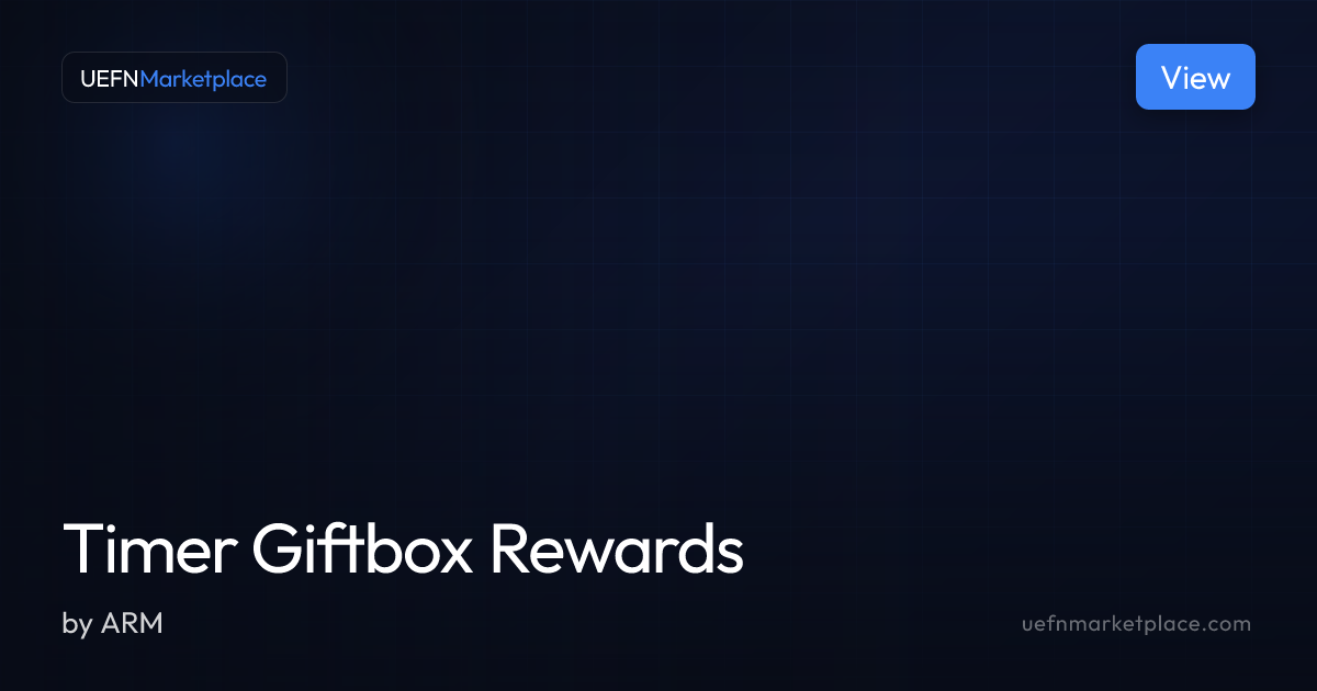 Timer Giftbox Rewards — Verse Scripts for UEFN | UEFNMarketplace