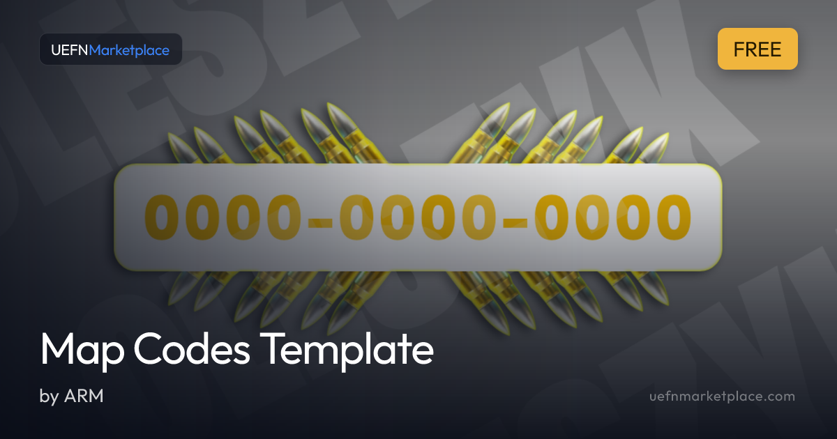 Mapping Code/images Map Codes Template — Verse Scripts for UEFN | UEFNMarketplace